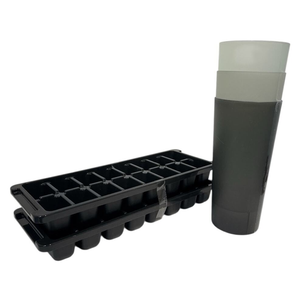 Target 26 oz Tumbler Set of 3 + Ice Cube Trays Kitchen Bundle NWT